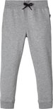 Grijze joggingbroek met zwart trekkoord.