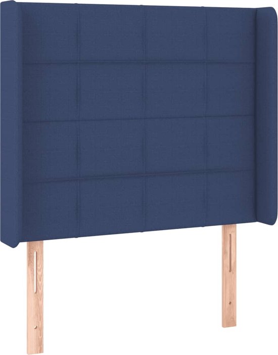 vidaXL-Boxspring-met-matras-en-LED-stof-blauw-100x200-cm