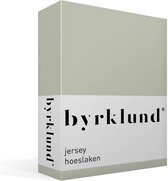Drap-housse Jersey Byrklund - Hoeslaken - Hoeslaken 80x200 - 100% Katoen - Gris-vert