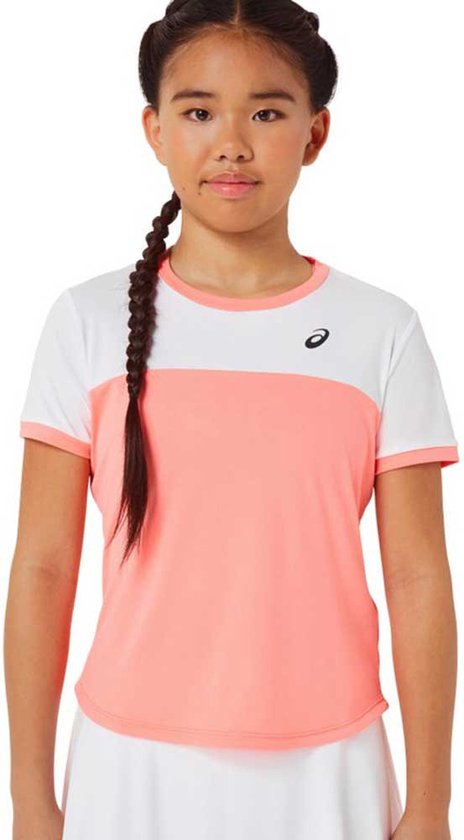 ASICS T-shirt Met Korte Mouwen Kinderen - Guava / Brilliant White - XS |  bol.com