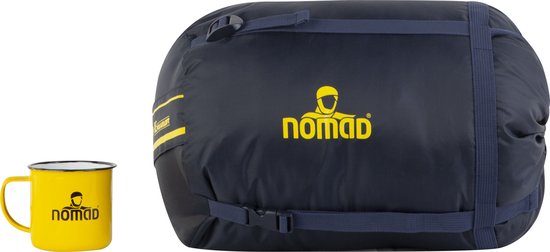 NOMAD® Inca Pro 1250 Slaapzak - 210x80cm Blauw - Lichtgewicht & Kwalitatief - Slaapzak - Incl Hoes - Gerecycled materiaal van NOMAD — afbeelding 3