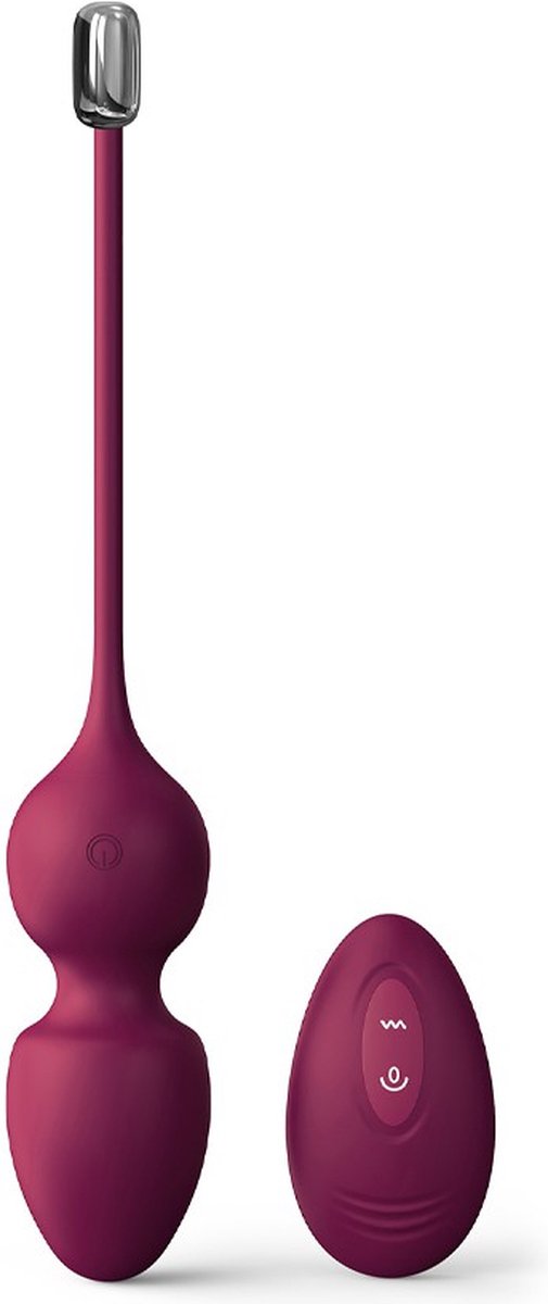 Goedkoopste Dorcel - Love Balls - Vibrerende Kegel Balls Met Afstandsbediening- plum