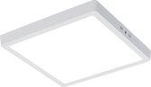 LED Panel - 30x30 clair / Wit Froid 6400K - 28W Opbouw Square - Matt Wit - Flicker gratuit