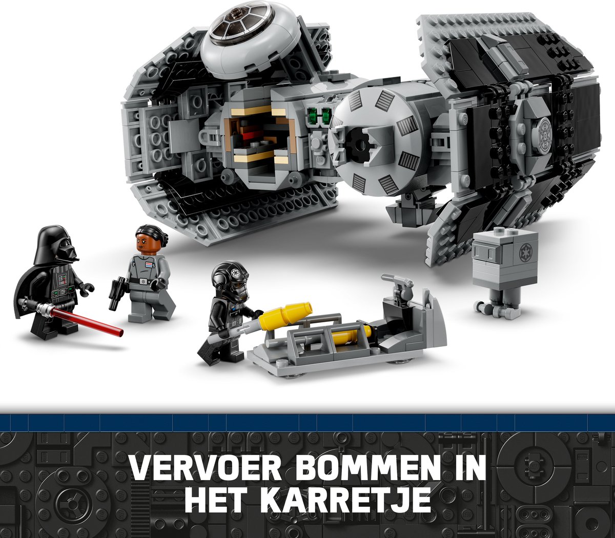 LEGO Star Wars TIE Bomber, Starfighter Modelbouwset met Darth Vader en Gonk Droid - 75347 — afbeelding 16