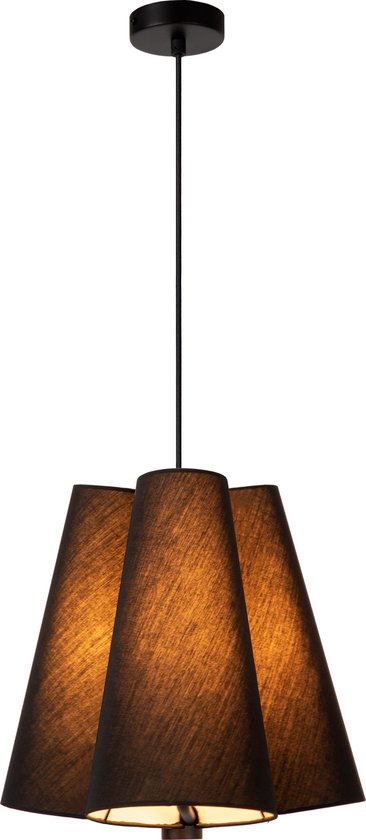 Lucide GREGORY Hanglamp - Ø 34,3 cm - 3xE27 - Zwart