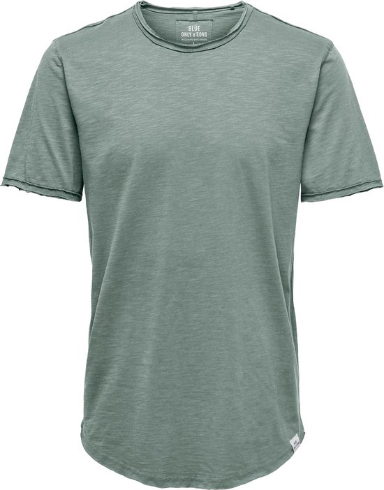 Only & Sons T-shirt Onsbenne Longy Ss Tee Nf 7822 Noos 22017822 Chinois Green Mannen Maat - S