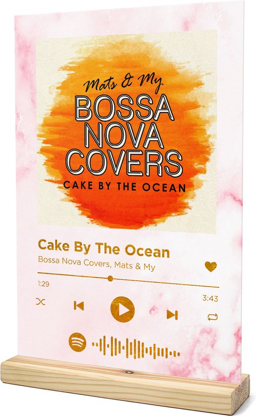 Songr Spotify Muziek Bordje Cake By The Ocean Bossa Nova Covers