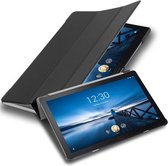 Cadorabo Tablet Hoesje geschikt voor Lenovo Tab P10 (10.1 inch) in SATIJN ZWART - Ultra dun beschermend geval met automatische Wake Up en Stand functie Book Case Cover Etui