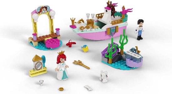 LEGO Disney Princess 43191 Le bateau de mariage d'Ariel Idée Cadeau |  bol.com