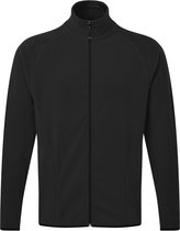 Zwart micro-fleece met rits en opstaande kraag model Signature Tagless merk SG maat XXL