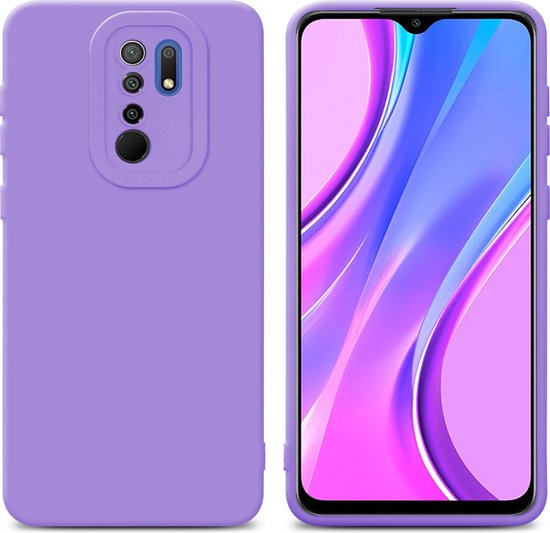 Coque Cadorabo pour Xiaomi RedMi 9 en FLUID LIGHT VIOLET - Coque de protection en silicone TPU flexible Cover Fluid Case
