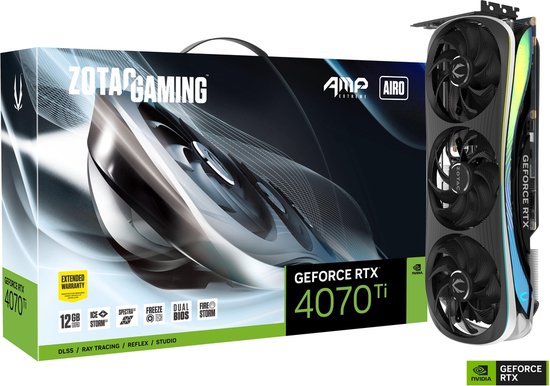 ZOTAC Geforce RTX 4070TI AMP Extreme Airo 12GB GDDR6X ZT-D40710B-10P