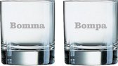 Whiskeyglas gegraveerd - 20cl - Bomma-Bompa