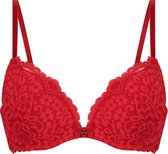 Hunkemöller Dames Lingerie Voorgevormde push-up beugel bh Rose - Rood - maat D75