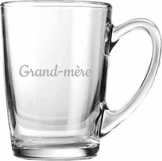 Theeglas gegraveerd - 32cl - Grand-mère