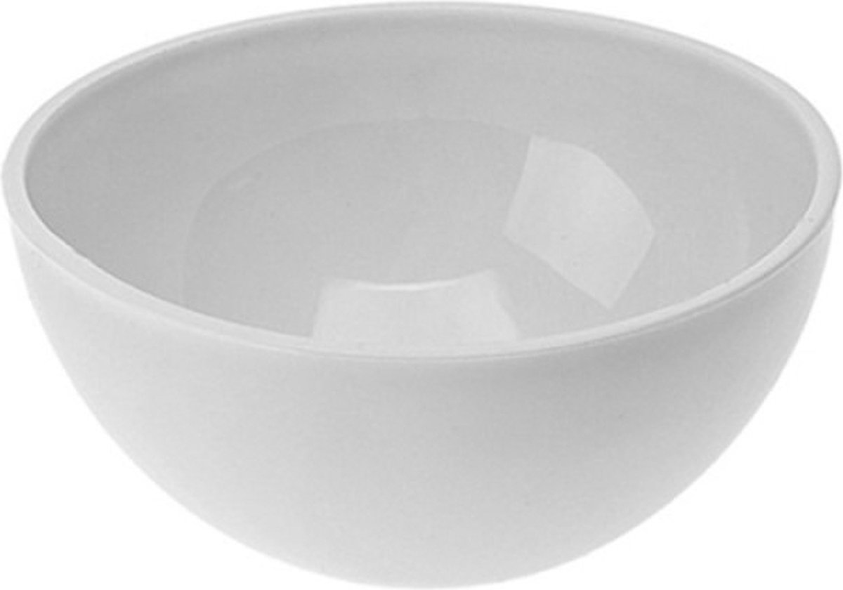 Forte Plastics Grote serveerschaal/kom D25 cm kunststof wit