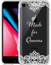 iPhone 8 Hoesje Made for queens - Designed by Cazy