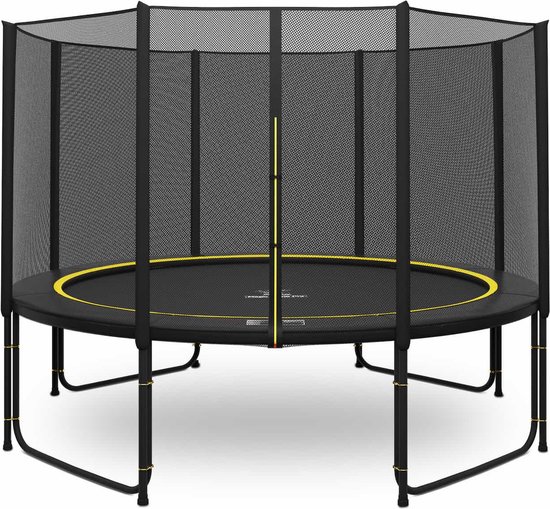 Magic Jump - Trampoline met veiligheidsnet - ø 366 cm - Zwart | bol