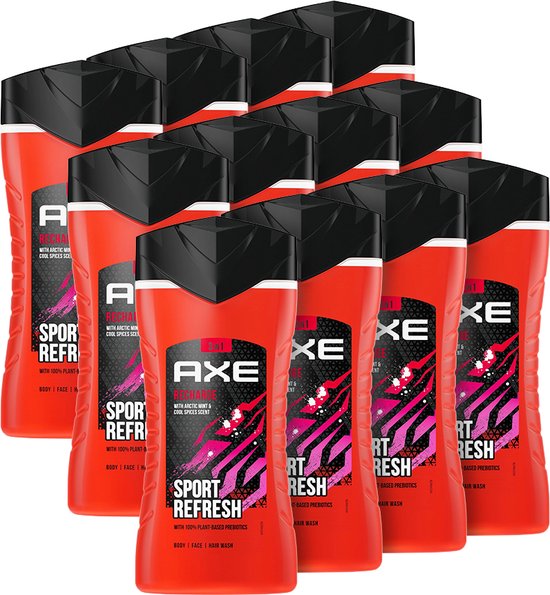 Axe Douchegel Showergel & Shampoo 3in1 Sport Fresh Recharge 250ml