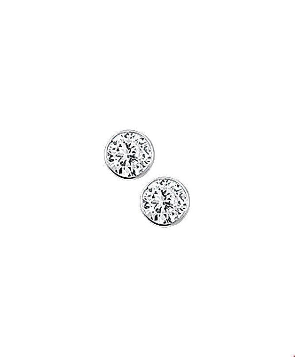 TFT Oorknoppen Zirkonia Zilver Glanzend 3.5 mm rond