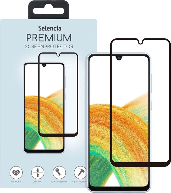 Selencia Screenprotector Geschikt voor Samsung Galaxy A34 (5G) Tempered Glass - Selencia Gehard Glas Premium Screenprotector