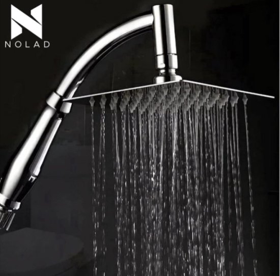 Regendouchekop Deluxe ø 28 cm Douchekop met Slang En Houder