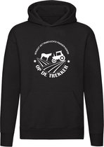 Vergeet het paard - echte prinsen komen - op de trekker Hoodie | boer | boerderij | trekker | tractor | boeren | veeteelt | landbouw | trui | sweater | unisex