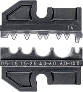 Knipex 97 49 14 Krimpinzet Ongeïsoleerde knelverbinders, Ongeïsoleerde doorverbinders, Ongeïsoleerde presverbinders 0.5