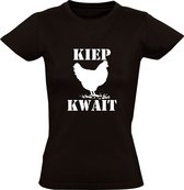 Kiep Kwait Dames T-shirt | Kip | Brabants | Dialect | Kippenboer | Boer | Boerin