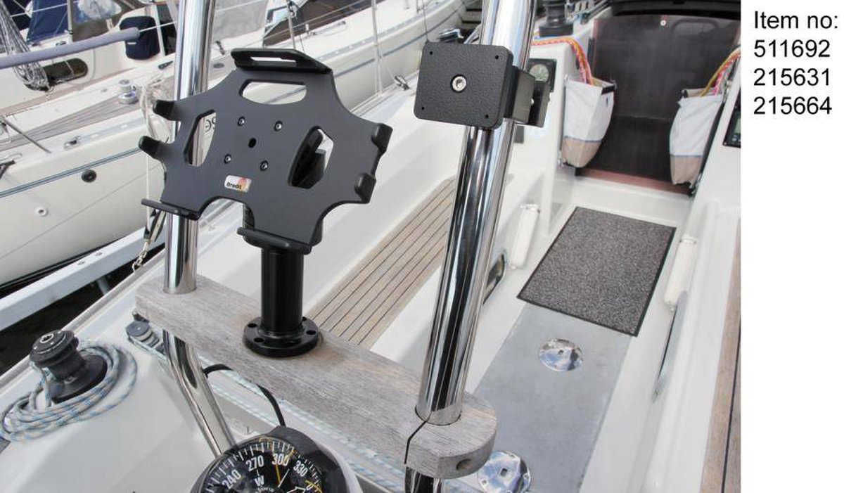 houder buismontage 19-30mm 50x42mm Mounting plate