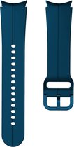 Siliconen bandje - geschikt voor Samsung Galaxy Watch 6 / Watch 6 Classic / Watch 5 / Watch 5 Pro / Watch 4 / Watch 4 Classic - donkerblauw