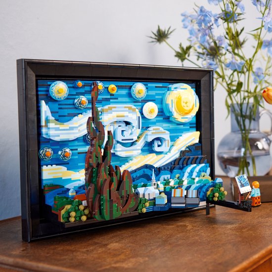 LEGO Ideas Vincent van Gogh - De sterrennacht Decoratie Set voor Volwassenen - 21333
