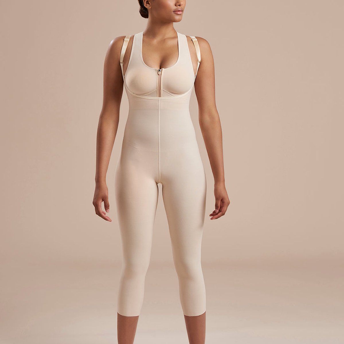 Marena compressiepak SFBHM2- Kleur: Beige -Maat: M -Stijl: Kuitlengte