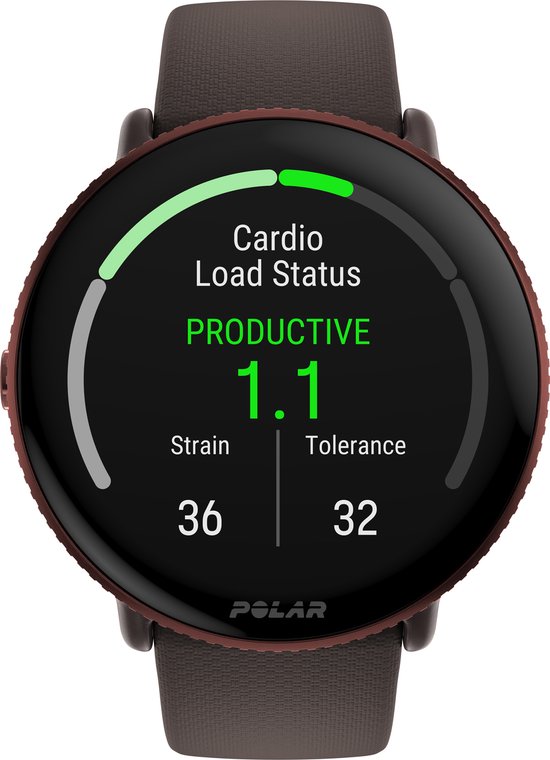 Polar Ingite 3 - Fitness Smartwatch & GPS Activity Tracker - Copper Brown - S-L
