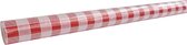 Wicotex-Papier de table op rol Papier damassé 120cm x 8mtr. Diamant rouge
