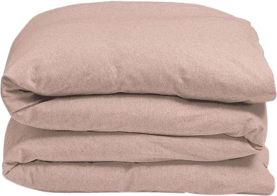 Yumeko kinderdekbedovertrek jersey vintage roze 120x150 - Bio, eco & fairtrade
