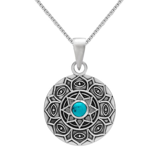 Made by Nami Halsketting voor dames, goud met ronde munt Made by Nami Halsketting voor dames, goud met ronde munt