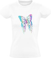 Vlinder Dames T-shirt | Graffiti | Tribal |  Butterfly | Kleding | Shirt