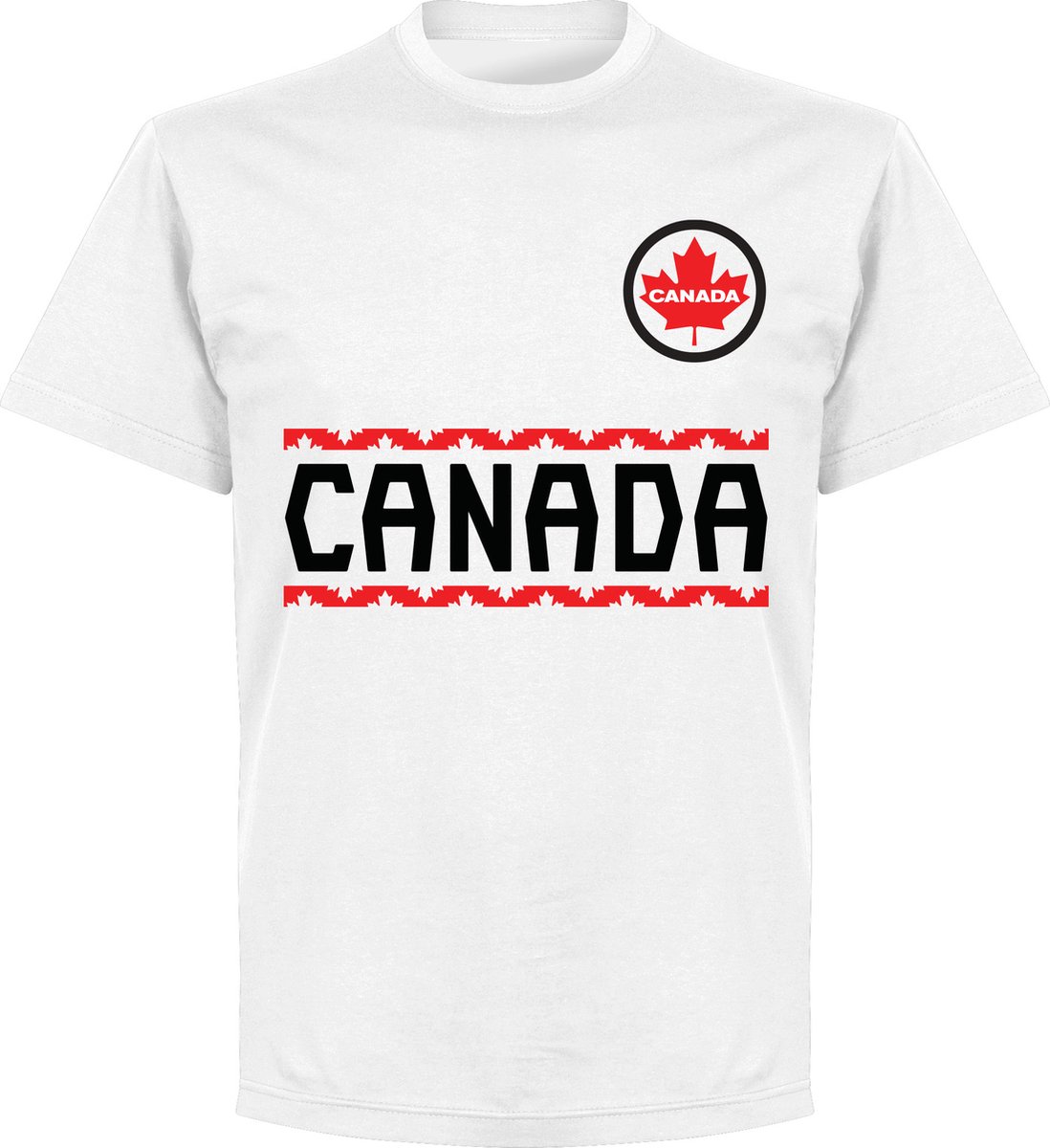 1098x1200.jpg Canada Team T-Shirt - Wit - Kinderen - 116 - Afbeelding 1