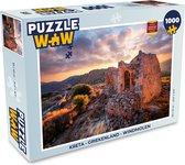 Puzzel Kreta - Griekenland - Windmolen - Legpuzzel - Puzzel 1000 stukjes volwassenen