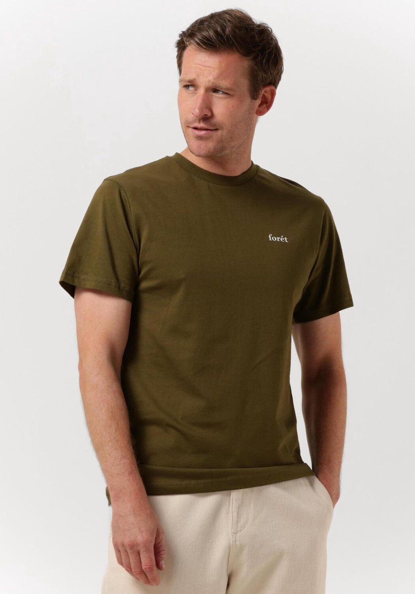 Forét Air T-shirt Polo's & T-shirts Heren - Polo shirt - Groen - Maat XL