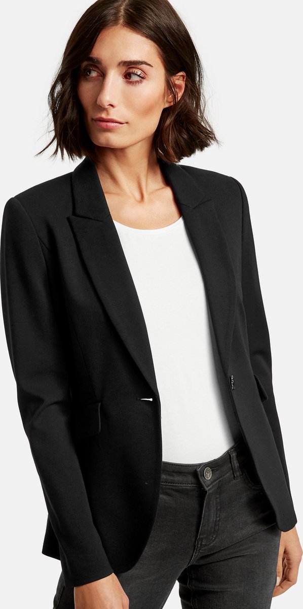 TAIFUN Dames Klassieke blazer Schwarz-36