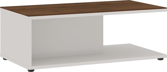 Table basse Amalfi Noyer Sable - Rectangle - 109x59cm - Hauteur 39 cm