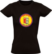Noord Holland Dames T-shirt | Provincie | Alkmaar | Amsterdam | Volendam | Haarlem | Zaandam | Den Helder | Zwart
