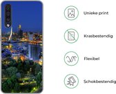 Geschikt voor Samsung Galaxy A50 hoesje - Rotterdam - Nederland - Skyline - Siliconen Telefoonhoesje