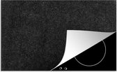 KitchenYeah - Inductie beschermer - Graniet print - Steen - Zwart - Design - Afdekplaat voor kookplaat - Inductie fornuis - 81x52 cm - Inductie mat