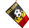 Boland - Polyester vlag 'Belgium' - Voetbal;Landen - Voetbal- Landen