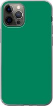 Geschikt voor iPhone 13 Pro hoesje - Groen - Bos - Kleuren - Siliconen Telefoonhoesje