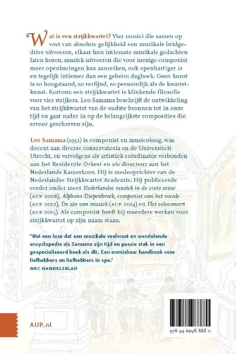 Het strijkkwartet - back cover
