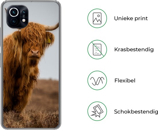 Xiaomi Mi 11 - Highlander écossais - Dune - Herbe - Coque de téléphone en Siliconen